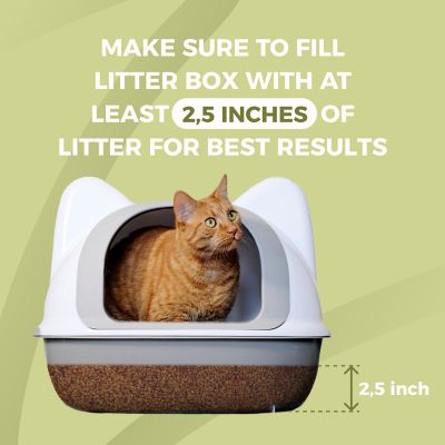 Image showing 5 th Paco & Pepper Olive Pit Dustless Clumping Natural Cat Litter