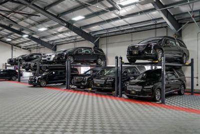 Image showing  HD-9SWX 9,000-lb. Capacity, Super-Wide Four-Post Lift / 82 Rise