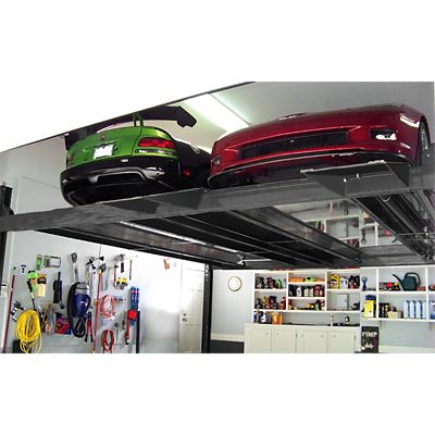 Image showing  HD-9SWX 9,000-lb. Capacity, Super-Wide Four-Post Lift / 82 Rise