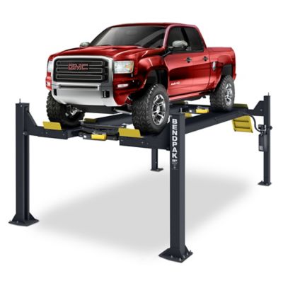 Image showing  HDSO14AX 14,000-lb. Capacity / Open-Front Alignment Lift / Extended / Includes Turnplates and Slip Plates