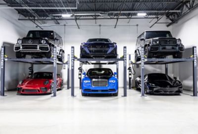 Image showing 1 th BendPak HD-7P Four Post Narrow Car Lift High Rise