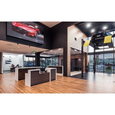 Image showing  HD-7PXW 7,000-lb. Capacity / Super-Tall Four-Post Lift / Vehicle Display Platform