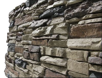 Image showing  Lightning Ridge 48 in. x 24 in. Class A Fire Rated Faux Stone Siding Panel, LR-4824-NST