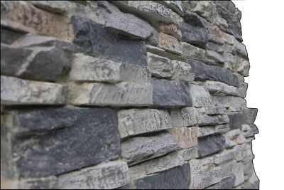 Image showing  Lightning Ridge 48 in. x 24 in. Class A Fire Rated Faux Stone Siding Panel, LR-4824-GFX