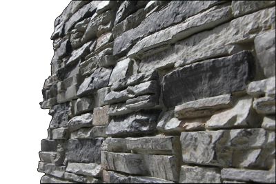 Image showing 5 th Tritan BP Lightning Ridge 48 in. x 24 in. Class A Fire Rated Faux Stone Siding Panel, LR-4824-GFX