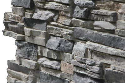 Image showing 6 th Tritan BP Lightning Ridge 48 in. x 24 in. Class A Fire Rated Faux Stone Siding Panel, LR-4824-GFX