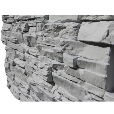Image showing  Lightning Ridge 48 in. x 24 in. Faux Stone Siding Panel, LR-4824-CWE