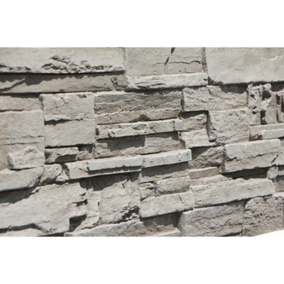 Image showing  Earth Valley 48 in. x 24 in. Faux Stone Siding Panel, EV-4824-OGY