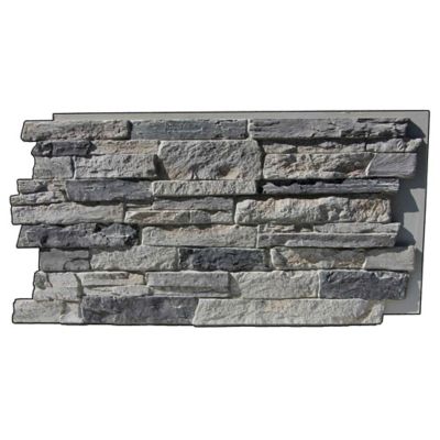 Image showing  Canyons Edge 48 in. x 24 in. Class A Fire Rated Faux Stone Siding Panel, CE-4824-GFX