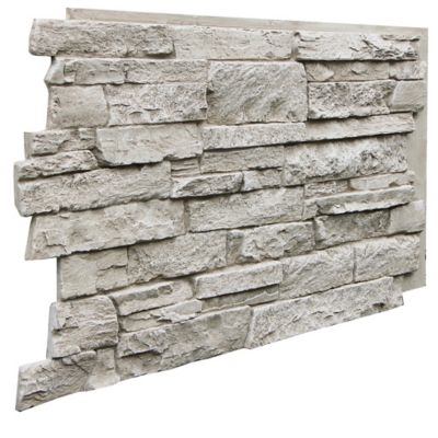 Image showing  Canyons Edge 48 in. x 24 in. Faux Stone Siding Panel, CE-4824-BTN