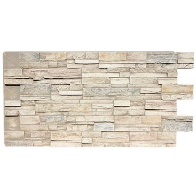 Image showing  Traditions 48 in. x 24 in. Faux Stone Siding Panel, TDS-4824-FBH