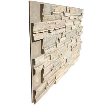 Image showing  Traditions 48 in. x 24 in. Faux Stone Siding Panel, TDS-4824-FBH
