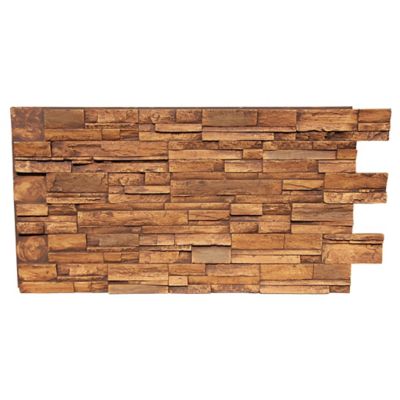 Image showing  Traditions 48 in. x 24 in. Faux Stone Siding Panel, TDS-4824-DSN