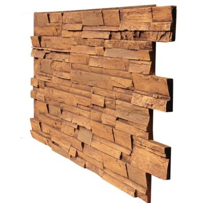 Image showing  Traditions 48 in. x 24 in. Faux Stone Siding Panel, TDS-4824-DSN