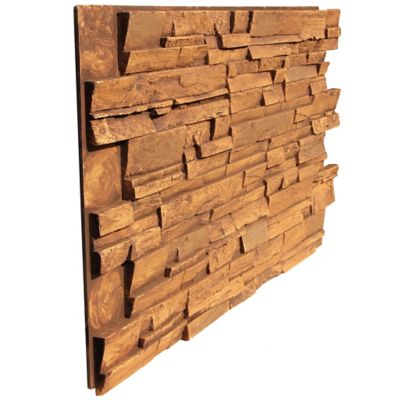 Image showing  Traditions 48 in. x 24 in. Faux Stone Siding Panel, TDS-4824-DSN