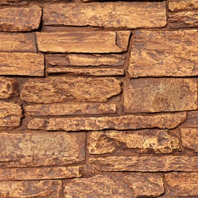 Tritan BP Harvest Ledge 48 in. x 24 in. Faux Stone Siding Panel, HL-4843-DSN