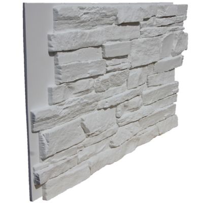 Image showing  Harvest Ledge 48 in. x 24 in. Faux Stone Siding Panel, HL-4843-CWE