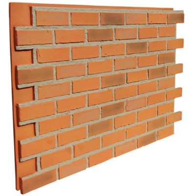 Image showing  British Brick 44 in. x 24 in. Faux Brick Siding Panel, BB-4324-TCA