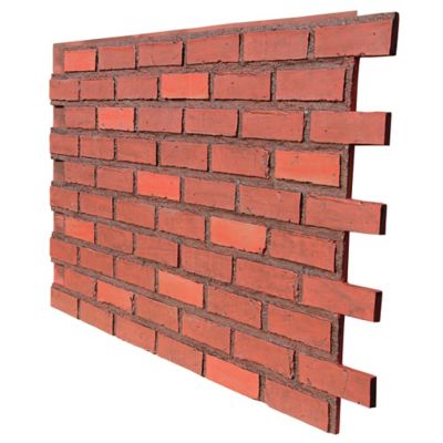 Image showing  British Brick 44 in. x 24 in. Faux Brick Siding Panel, BB-4324-BRD