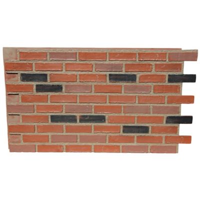 Image showing  British Brick 44 in. x 24 in. Faux Brick Siding Panel, BB-4824-RAR