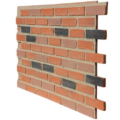 Image showing  British Brick 44 in. x 24 in. Faux Brick Siding Panel, BB-4824-RAR