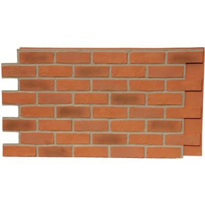 Image showing  Aged Brick 44 in. x 24 in. Faux Brick Siding Panel, AB-4323-TRA