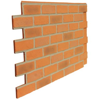 Image showing  Aged Brick 44 in. x 24 in. Faux Brick Siding Panel, AB-4323-TRA