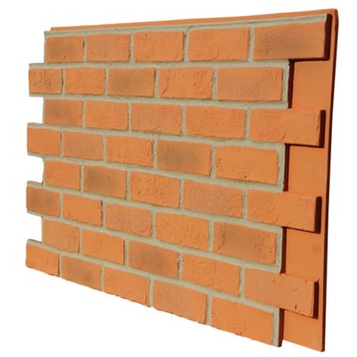 Image showing  Aged Brick 44 in. x 24 in. Faux Brick Siding Panel, AB-4323-TRA