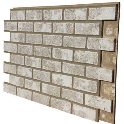 Image showing  Aged Brick 44 in. x 24 in. Faux Brick Siding Panel, AB-4323-SCM