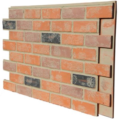 Image showing  Aged Brick 44 in. x 24 in. Faux Brick Siding Panel, AB-4323-RAR