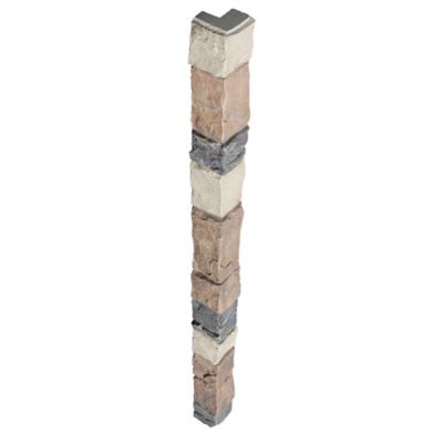 Tritan BP Universal Outside Corner 48 in. x 3 in. x 3 in. Faux Stone Outside Corner, USOC-48-NST