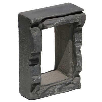 Image showing  Single Outlet Cover 5.88 in. x 3.88 in. x 1.88 in. Faux Stone Single Outlet Cover, S-OUT-GFX