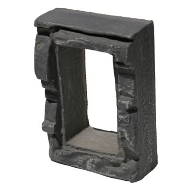 Image showing  Single Outlet Cover 5.88 in. x 3.88 in. x 1.88 in. Faux Stone Single Outlet Cover, S-OUT-GFX
