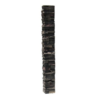 Image showing  Traditions Outside Corner 48 in. x 3.75 in. x 3.75 in. Faux Stone Outside Corner, OC-TDS-48-VAH