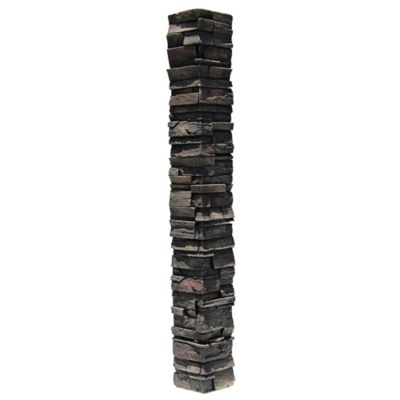 Image showing  Traditions Outside Corner 48 in. x 3.75 in. x 3.75 in. Faux Stone Outside Corner, OC-TDS-48-VAH