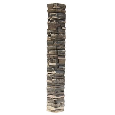 Tritan BP Traditions Outside Corner 48 in. x 3.75 in. x 3.75 in. Faux Stone Outside Corner, OC-TDS-48-FBH