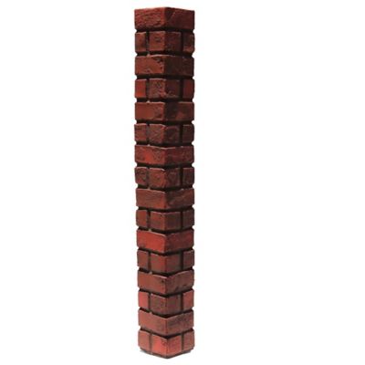 Image showing  Aged Brick Outside Corner 45 in. x 4.50 in. x 4.50 in. Faux Brick Outside Corner, OC-AB-48-BRD