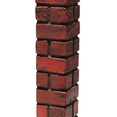 Image showing  Aged Brick Outside Corner 45 in. x 4.50 in. x 4.50 in. Faux Brick Outside Corner, OC-AB-48-BRD