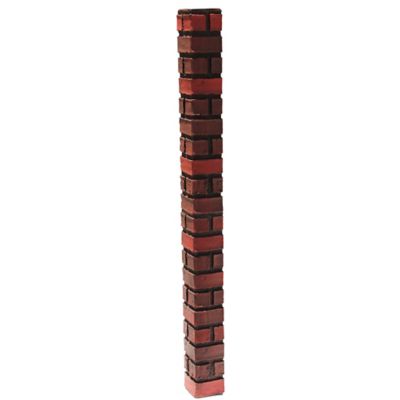 Image showing  British Brick Outside Corner 48 in. x 9.00 in. x 9.00 in. Faux Brick Outside Corner, OC-BB-48-BRD