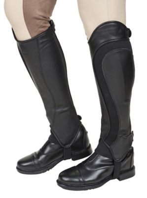 Image showing 1 th TuffRider Ladies Derby Leather Half Chaps