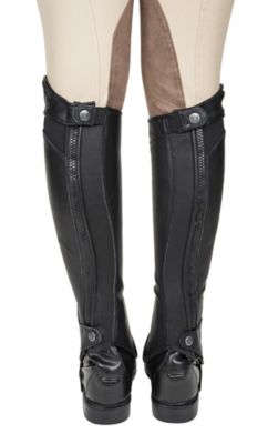 Image showing 2 th TuffRider Ladies Derby Leather Half Chaps