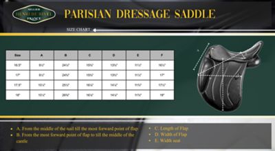 Image showing  Parisian Monoflap IGP Dressage Saddle