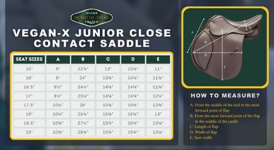 Image showing  Vegan-X Junior Close Contact IGP Saddle