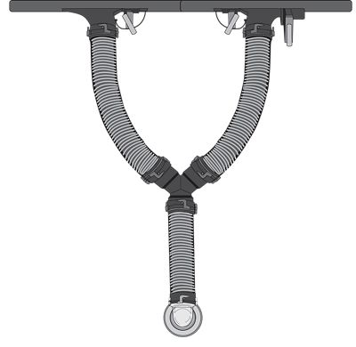 Image showing  Silverback Sewer Hose Dual Drain Kit