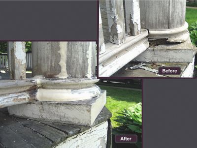 Image showing  WoodEpox 2-Part Structural Epoxy Adhesive, Repairs and Restores Damaged Wood, 2 gal.