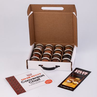 Image showing  Oil-Based Wood Putty Blending Kit for Filling & Repair, Sandable and Stainable