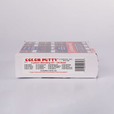 Image showing  Oil-Based Wood Putty Blending Kit for Filling & Repair, Sandable and Stainable