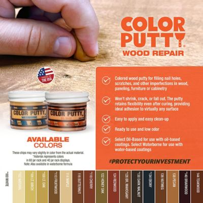 Image showing 5 th Color Putty Oil-Based Wood Putty Blending Kit for Filling & Repair, Sandable and Stainable