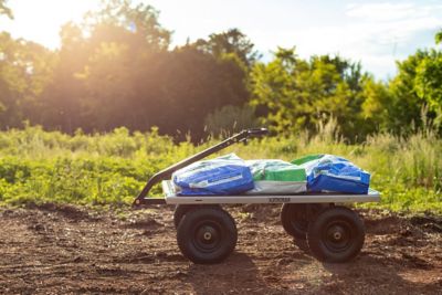 Image showing 9 th Yard Commander 9 cu. ft. 1,200 lb. Capacity Heavy-Duty Steel Towable Utility Garden Cart