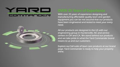 Image showing 9 th Yard Commander Tow-Behind 48 in. 20 cu. ft. Lawn Sweeper, YTL-171-435